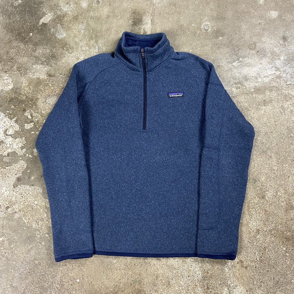 Patagonia Better Sweater Fleece Jacket Women's Size Medium Blue Hiking 25617FA17